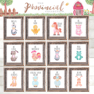 Provincial Collection - Rooster - Be Different - Instant Download